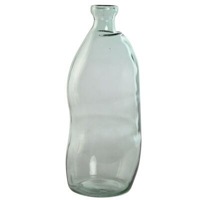 Vase aus recyceltem Glas 13X13X35 Bio JR211527