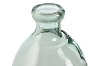 Vase en verre recyclé 13X13X35 Organique JR211527 2