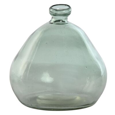 Vase aus recyceltem Glas 17X17X18 Bio JR211529