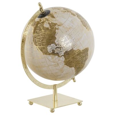 Globo terrestre in PVC ferro 20X20X29 Dorato DH212433