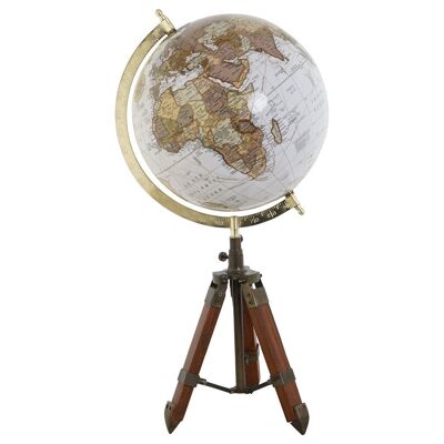PVC Earth Globe Handle 25X25X55 Brown Tripod DH212429