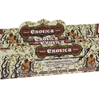 SET BASTONCINI INCENSO 20 AROMA 25X4X4 25 CM. EROTICO IN87511