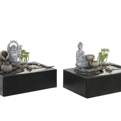 SORGENTE LED IN RESINA 29X21X23 BUDDHA 2 ASSORTIMENTO. FU203445