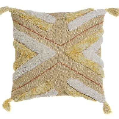 HOUSSE DE COUSSIN COTON 50X1X50 JAUNE TX201785