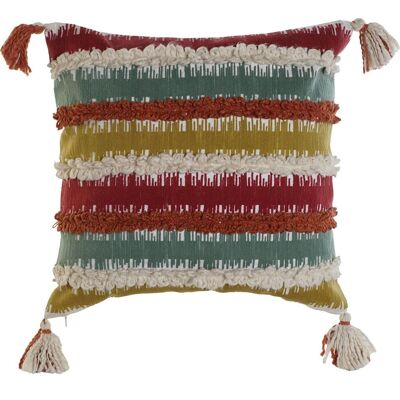 FODERA CUSCINO COTONE 50X1X50 RIGHE MULTICOLORE TX201761