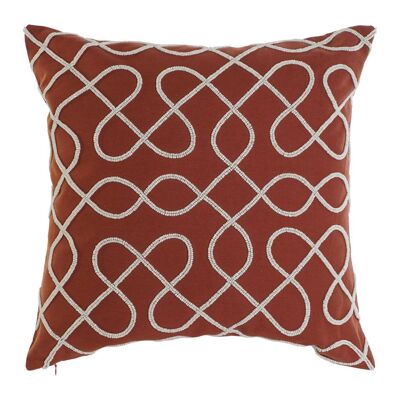 COTTON CUSHION COVER 50X1X50 TERRACOTTA TX201755