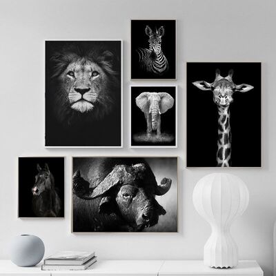 Pósters de animales salvajes - Póster para decoración de interiores