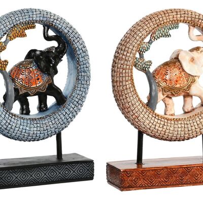 METAL RESIN FIGURE 19.5X6.3X25.5 ELEPHANT 2 ASSORTMENTS. FD203440