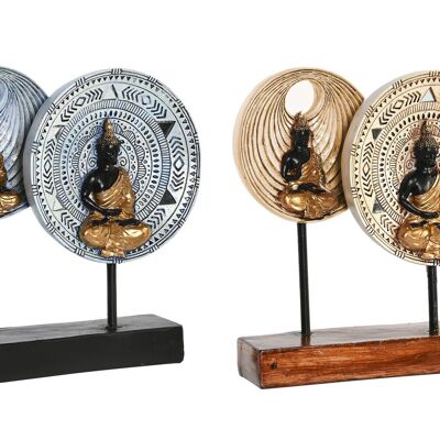METAL RESIN FIGURE 25X6.7X25.6 BUDDHAS 2 ASSORTMENTS. FD203437