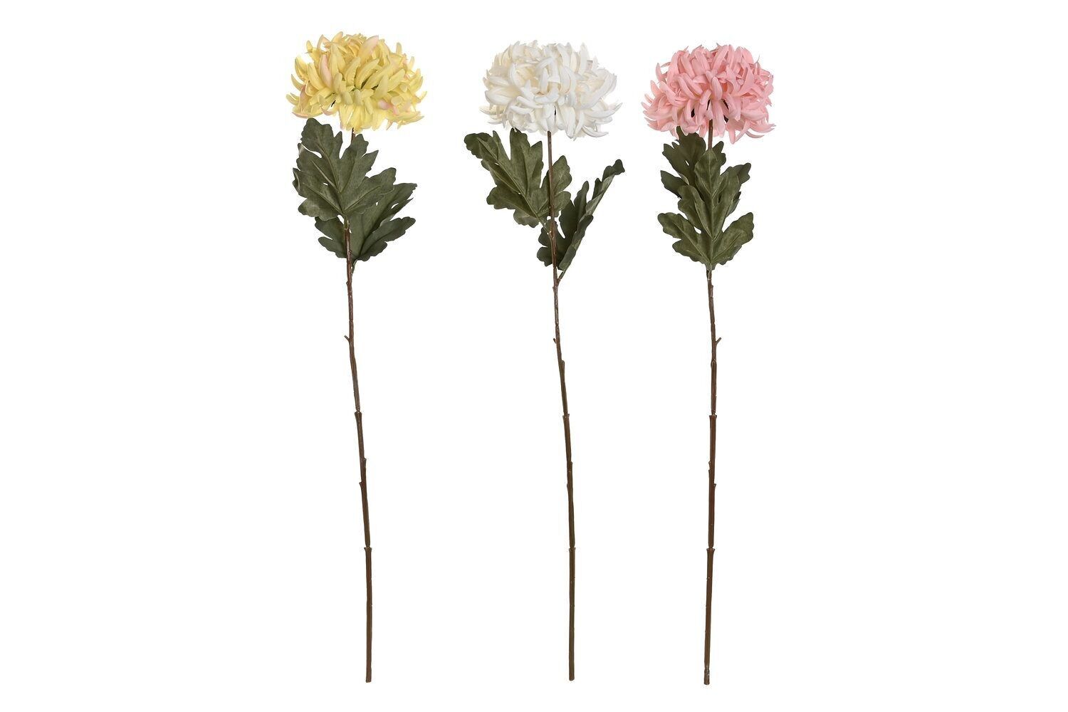 PE POLIESTERE FIORE 15X15X74 CRISANTEMO 3 SURT. JA211351