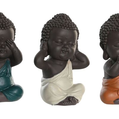 HARZFIGUR 5,5X5X10,5 BUDDHA 3 SORTIMENTE. FD205635