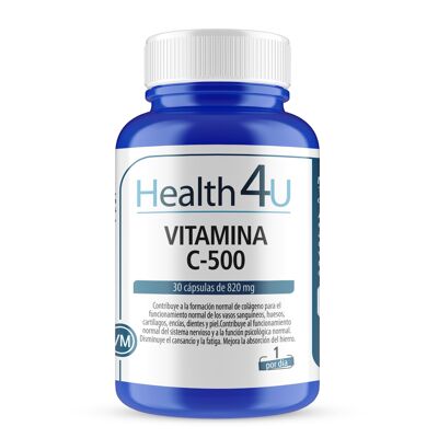 H4U Vitamina C-500 30 cápsulas de 820 mg