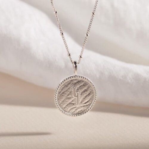 "Hope" Shorthand Silver Coin Necklace
