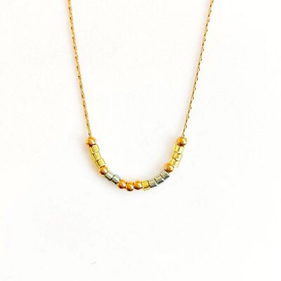 Simple Miyuki necklace Green