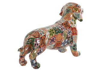 FIGURINE RÉSINE 21X6X12 CHIEN 2 ASSORT. FD212938 3