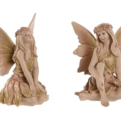 Figurine en résine 22,5X20X23 Assortiment Fée 2. FD210432