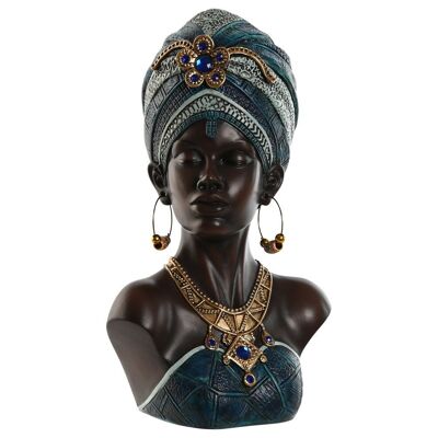 Figura in resina 23X17X39 Blu Africano FD212950