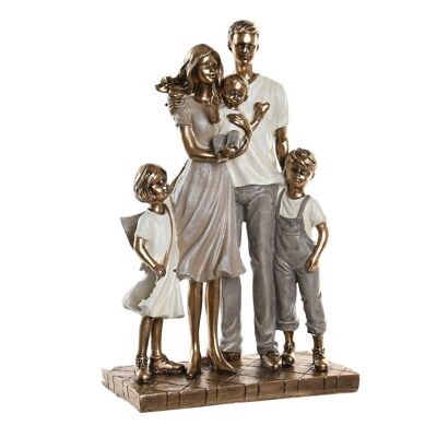 FIGURINE EN RÉSINE 24X11,5X34 FAMILLE 2 ASSORTIES. FD203776