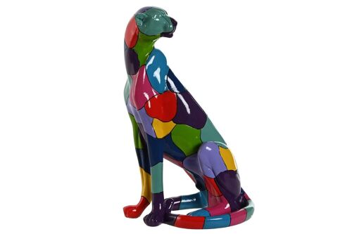 Figura Resina 25X18X41 Pantera Multicolor FD212842