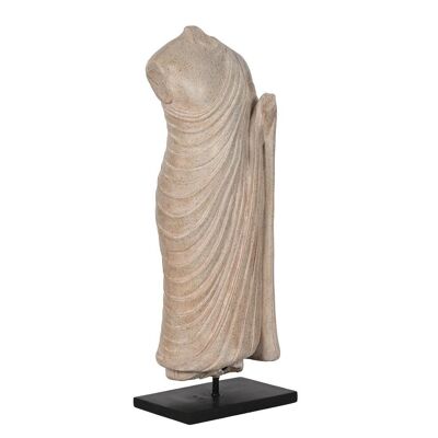 Figura in resina 26.2X16X68.5 Busto Marrone FD210639