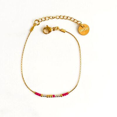 Simple bracelet Miyuki Pink