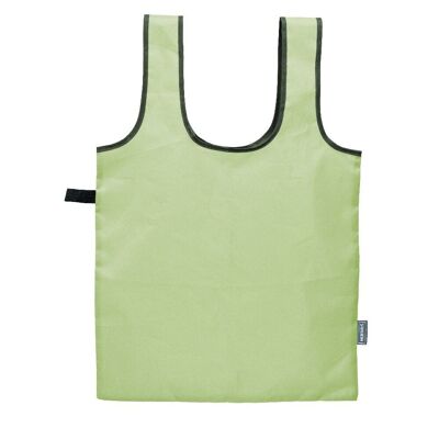 Faltbare Einkaufstasche mit elastischem Verschluss: Praktisch, ökologisch und sofort einsatzbereit, grün