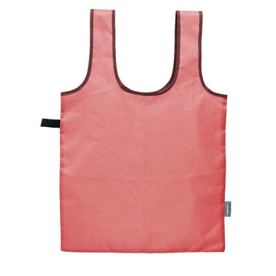 Faltbare Einkaufstasche mit elastischem Verschluss: Praktisch, ökologisch und sofort einsatzbereit, Rot