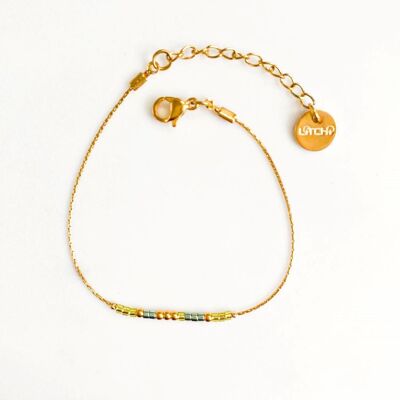 Miyuki Green simple bracelet