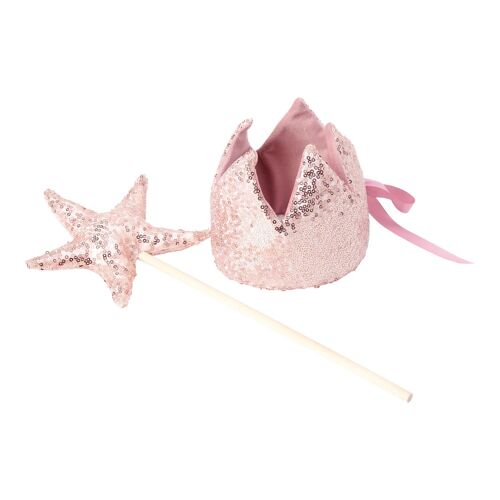 Crown and Wand Set Charlotte – Dawn Pink