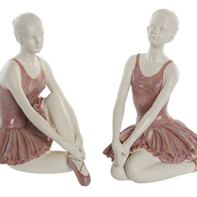 FIGURINE EN RÉSINE 16X11X17 DANSEUSE 2 ASSORTIMENTS. FD202526