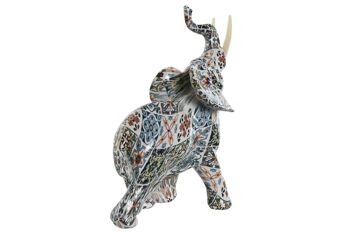 FIGURINE RÉSINE 16X7X17 ÉLÉPHANT 2 ASSORT. FD212940 3