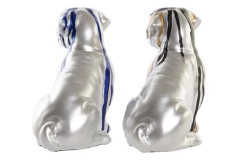 FIGURINE EN RÉSINE 19X11.5X18.5 BULLDOG 2 ASSORTIMENTS. FD202537 3