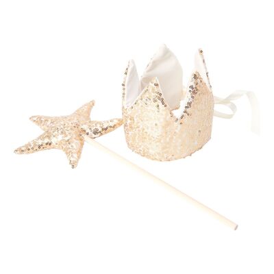 Crown and Wand Set Charlotte – Gold