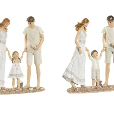 Figura in resina 20,5X6,5X24,5 Beach Family 2 Assortimento. FD210944