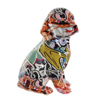 Resin Figure 13.5X9.5X19.5 Multicolor Dog FD210670