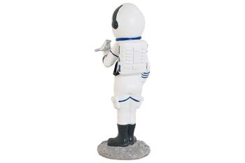 FIGURINE RÉSINE 10X11X29 ASTRONAUTE 2 SURT. FD214244 4