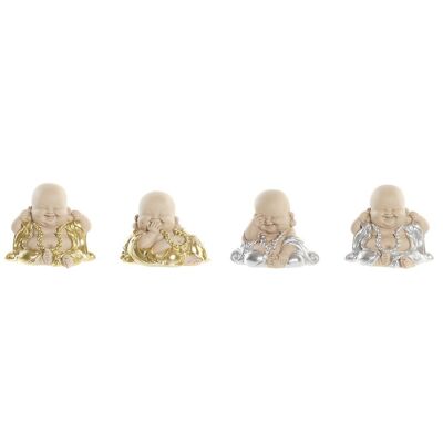 Figura in resina 10X7.5X8.5 Buddha 2 Assortimento. FD203273