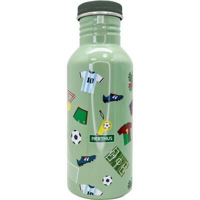 Borraccia per bambini con tappo in cannuccia a tenuta stagna 500 ml, Borraccia per bambini, Calcio