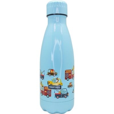 Botella de doble pared de acero inoxidable 350 ml, Estilo y Funcionalidad, Coches