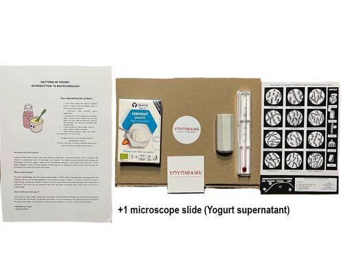 Kit instruction en famille : introduction aux biotechnologies avec les yaourts