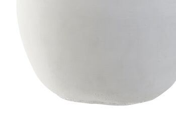 Figurine Ciment 21X20X21 Pomme Blanc FD213265 4