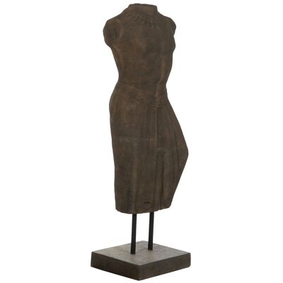 CEMENT FIGURE 40X35X130 JAVANES WARRIOR FINISH FD210547