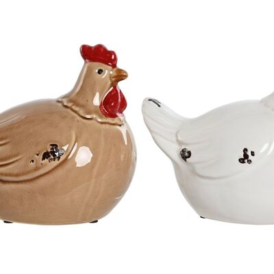 FIGURA CERAMICA 19X12X16 GALLINA 2 SURT. FD213282