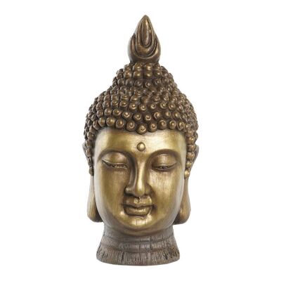 FIGURE MAGNESIA 22X20X42 BOUDDHA VIEILLI DORÉ FD203220