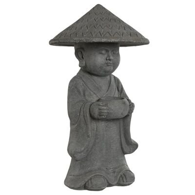 Figurine Magnesia 30X30X53 Moine Gris FD212864