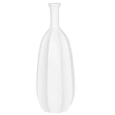 Vaso in fibra di vetro 34X34X100 Bianco JR212409