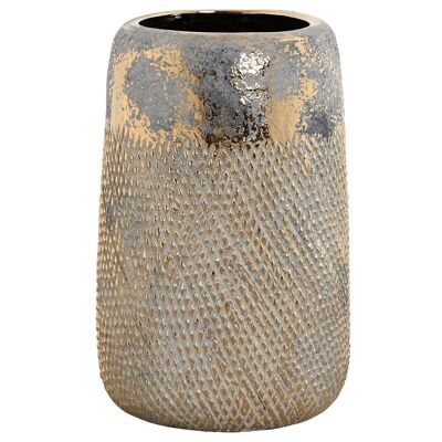 Vaso in gres 17X17X26 Bicolore consumato JR213221