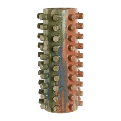 VASE GRÈS 20X20X45 MULTICOLORE LD209858