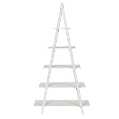 ETAGERE MDF PIN 80X34X157 BLANC DECAPE MB211368