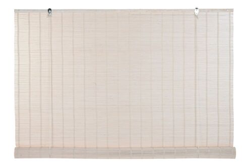 ESTOR BAMBU 120X2X175 ENROLLABLE BARNIZADO BLANCO TX202955